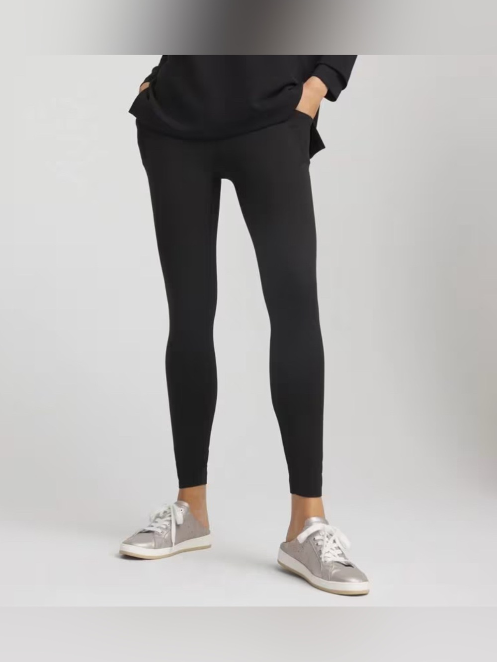 Chico's Zenergy Black Leggings-Sz Large